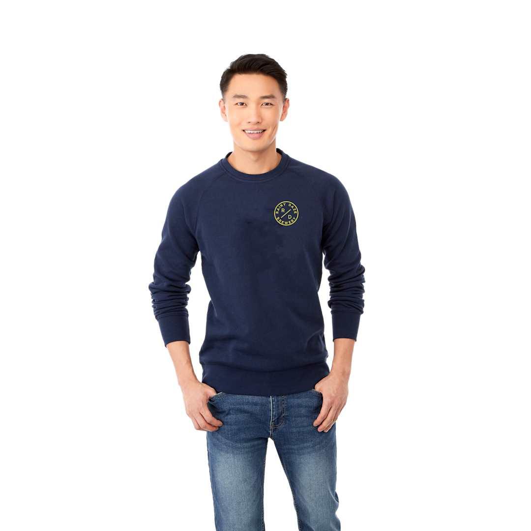 Mens kruger fleece crew White miniatura 10