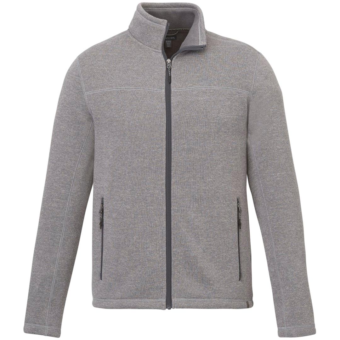 Darnell eco knit full zip - mens Grey miniatura 5