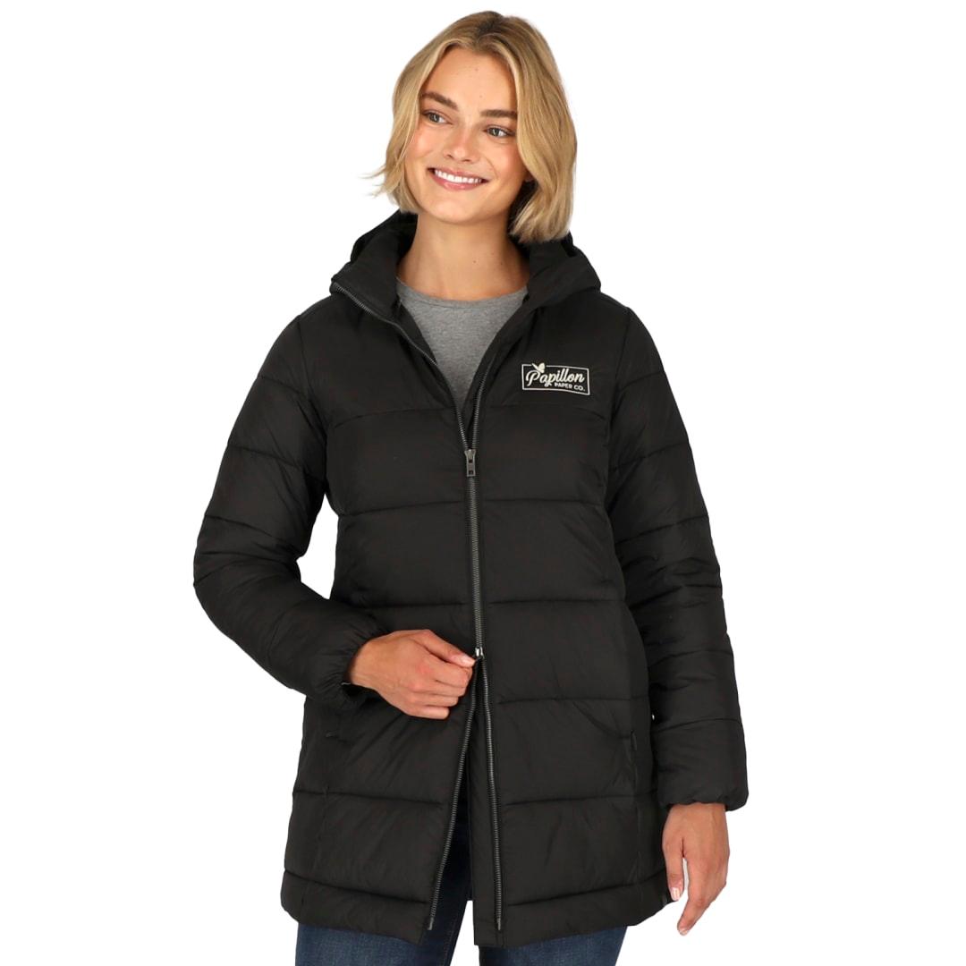 Geneva eco long packable insulated jacket-womens Blue miniatura 14
