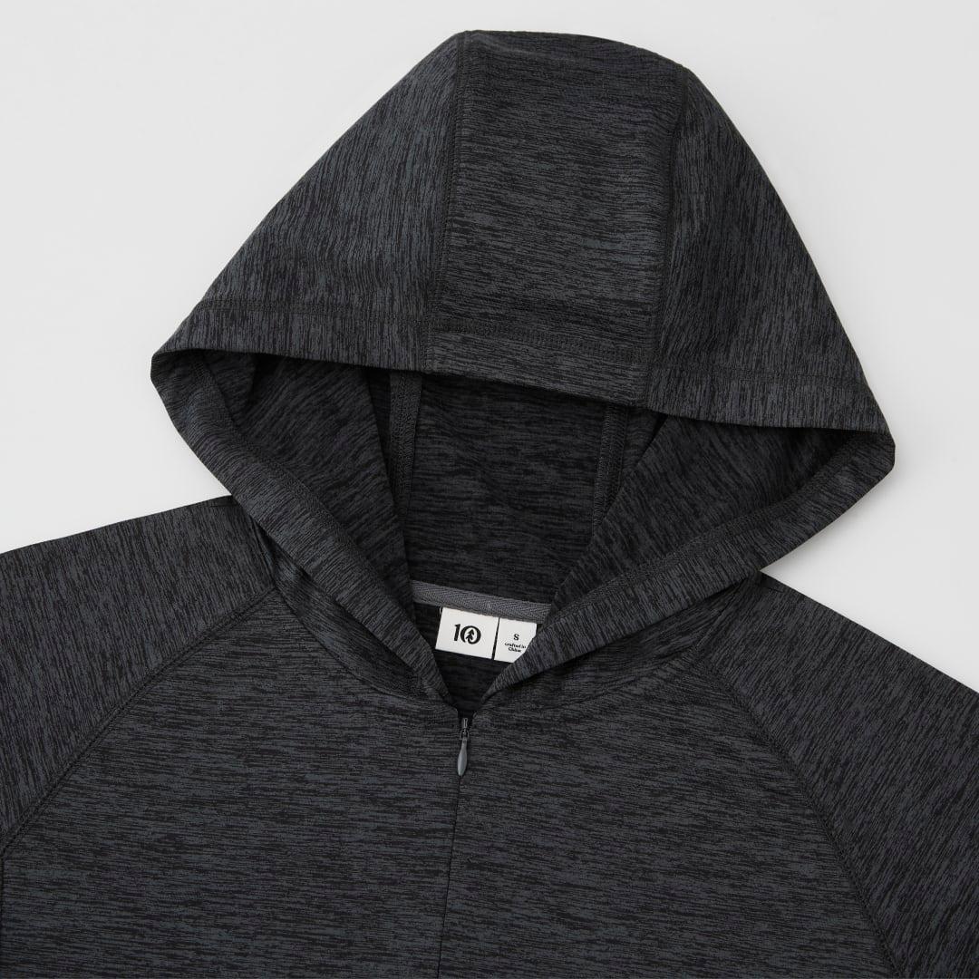 Tentree stretch knit quarter zip - womens Blue miniatura 8