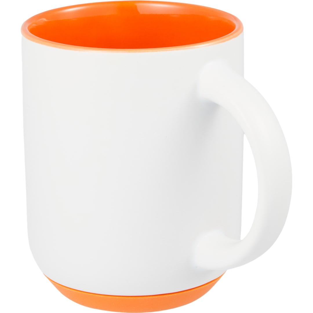 Isaac ceramic mug w/ rubber bottom 14oz White thumbnail 23