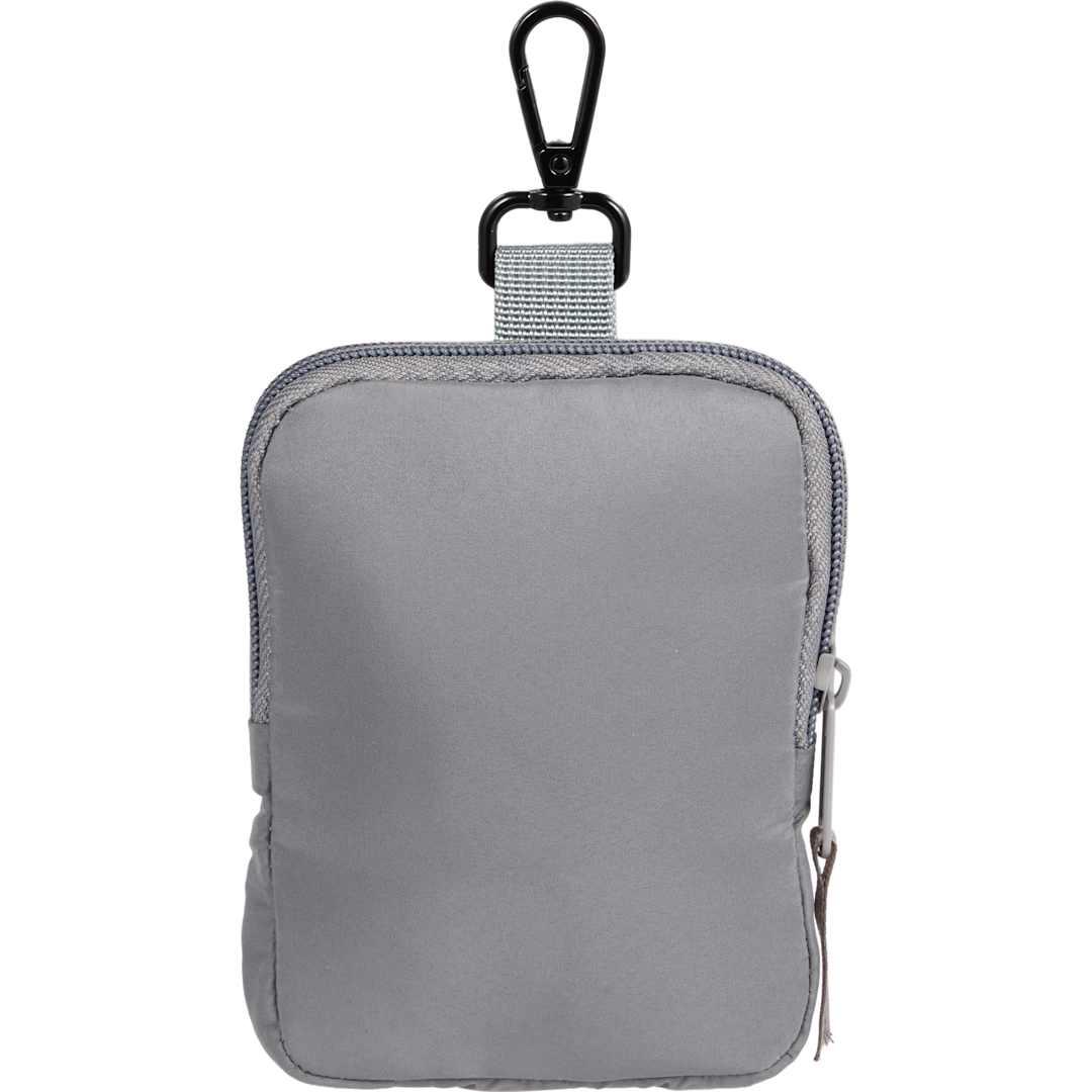 Puffer recycled small pouch Grey miniatura 4