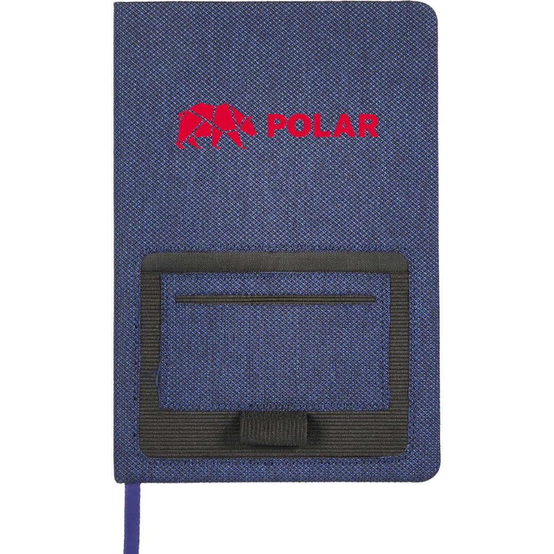 Fsc® mix 5.5 x 8.5 vila rpet bound notebook Dark Gray miniatura 13
