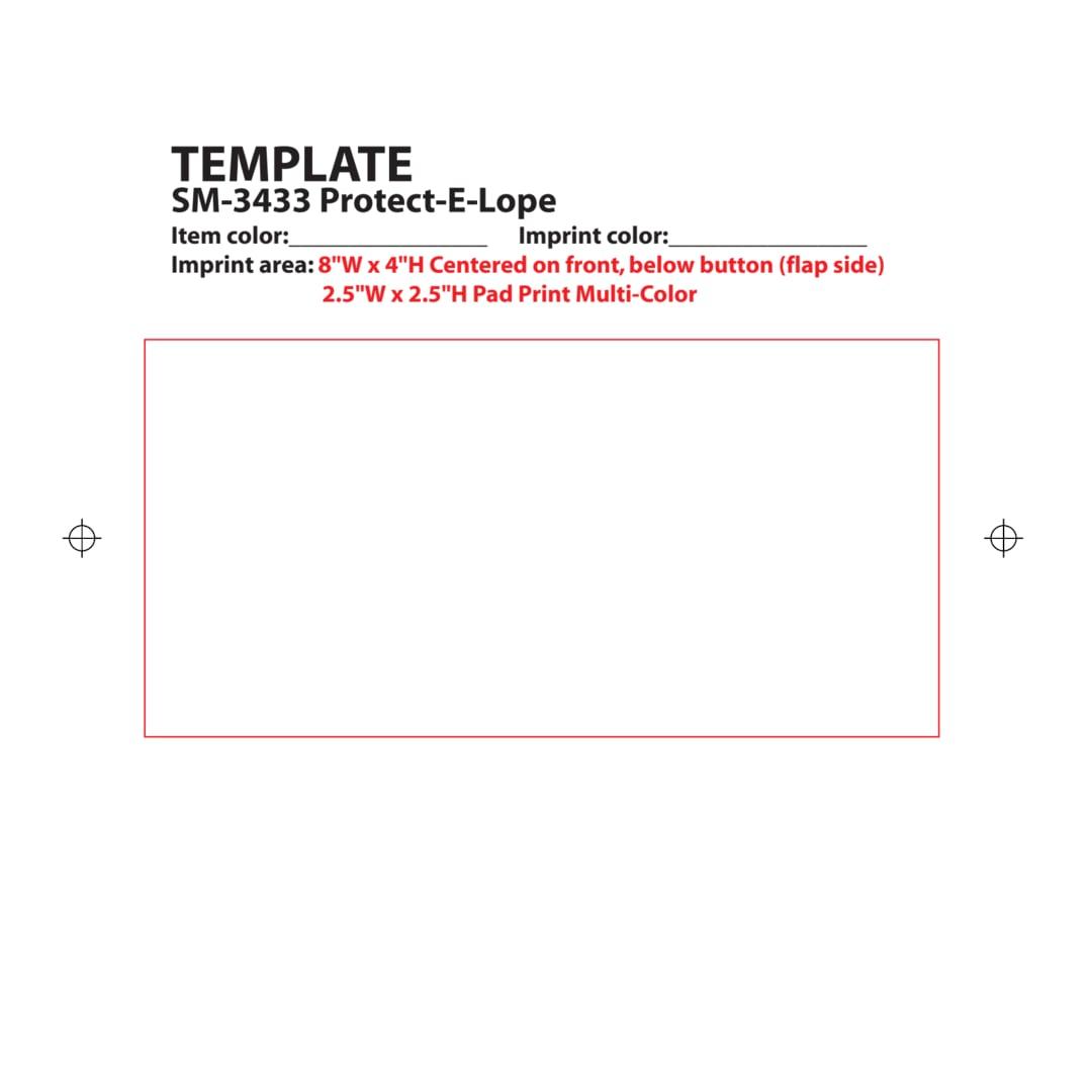 Protect-e-lope Blue front