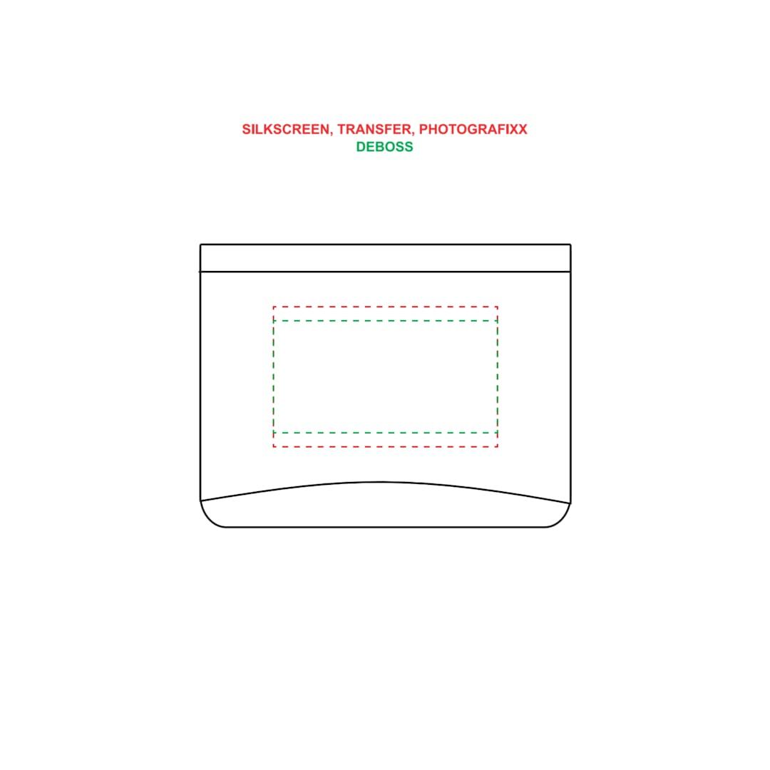 Fsc® mix durahyde recycled zippered padfolio Black miniatura 22