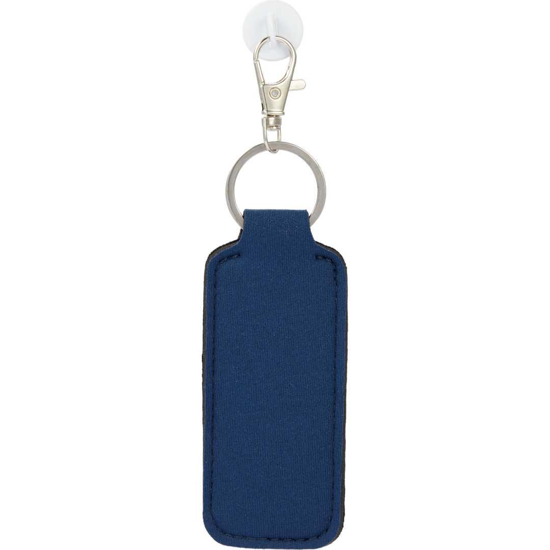 Bottle charm w/ neoprene chapstick holder Black miniatura 38