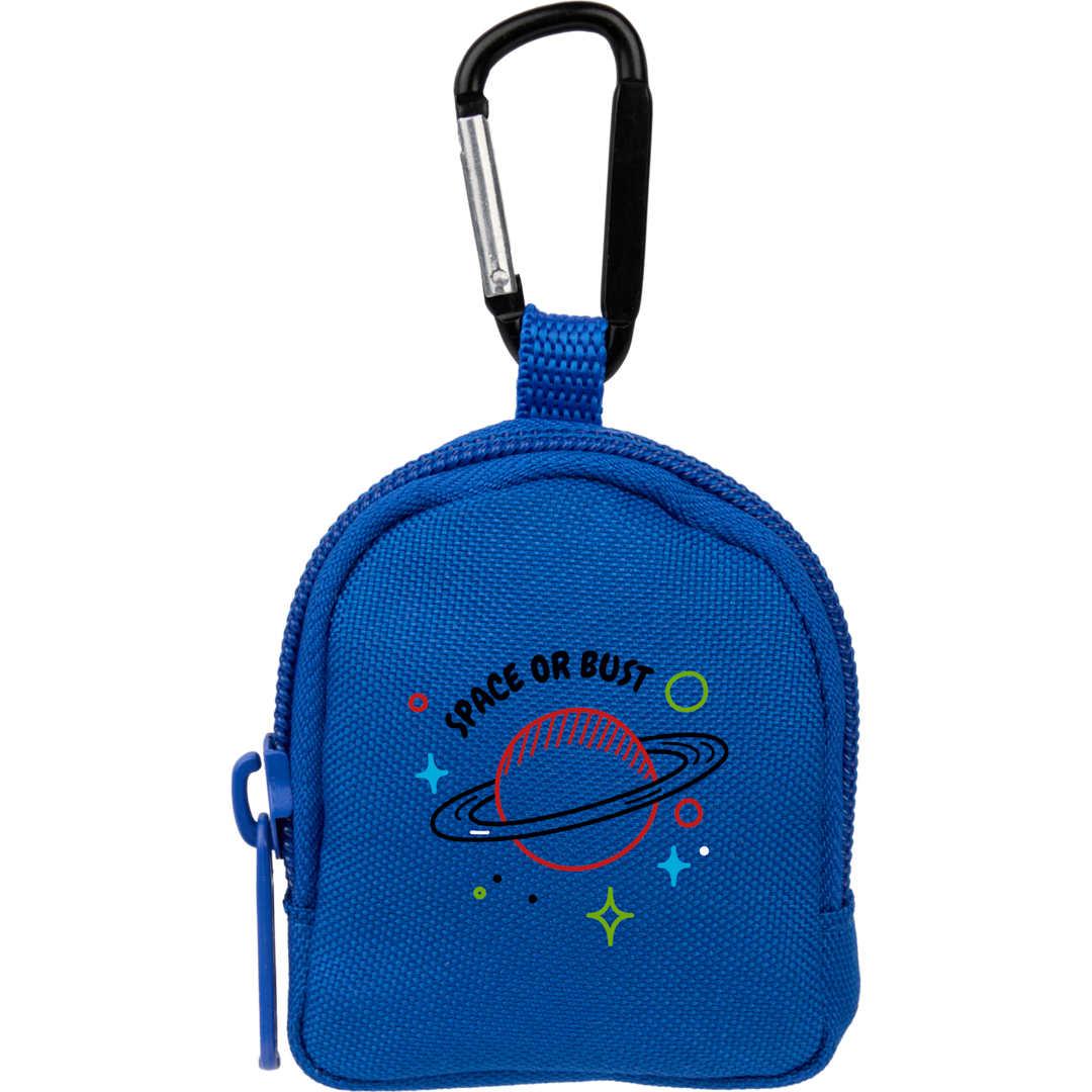Mini backpack bag charm Natural miniatura 36