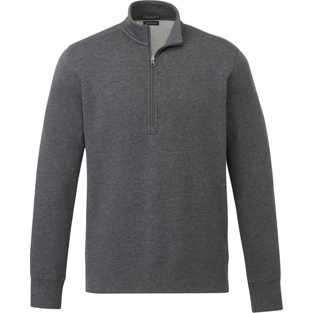 Mens dayton fleece half zip Black miniatura 14
