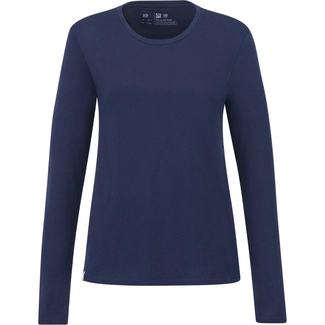 Tentree organic cotton longsleeve tee - womens White miniatura 12