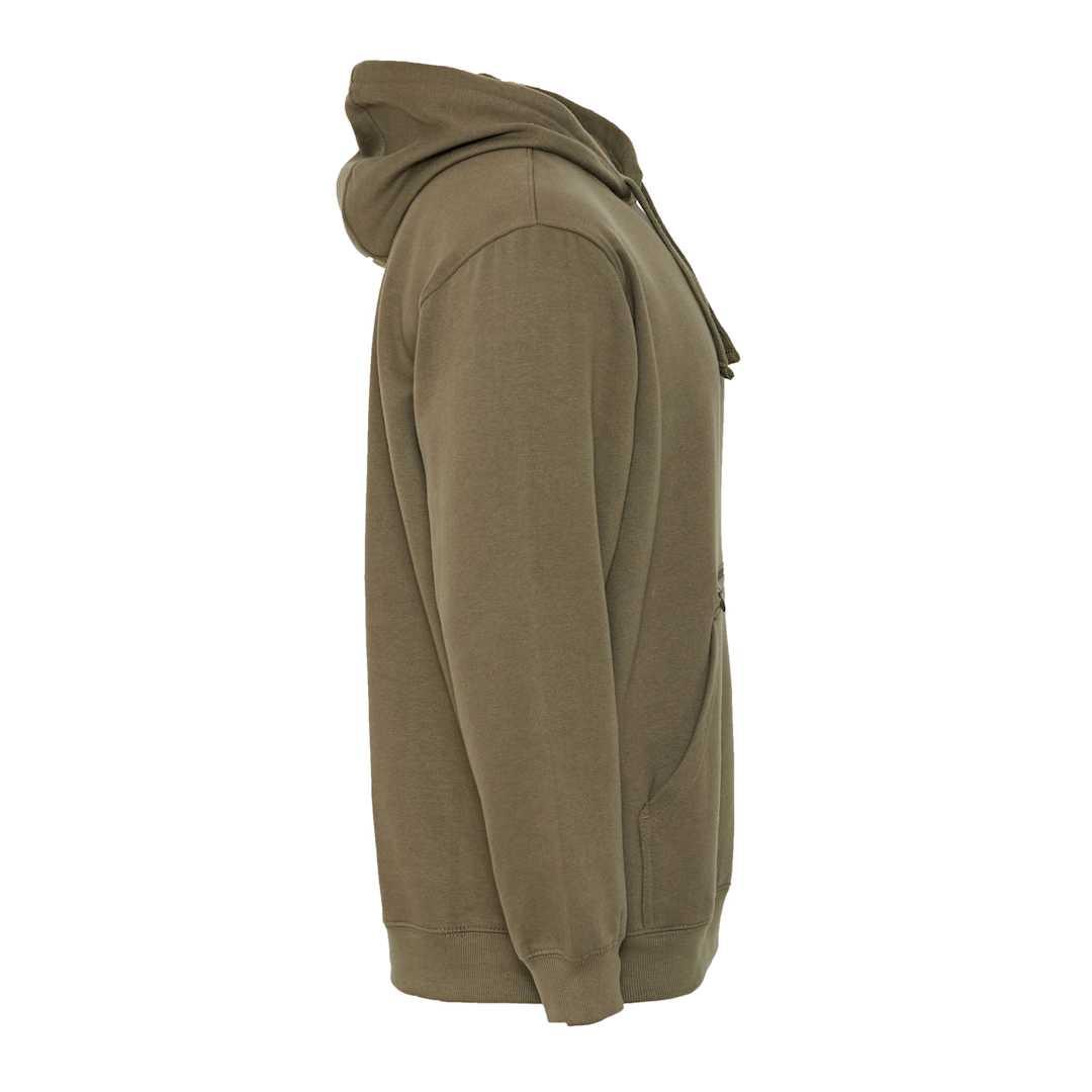 Berne heritage zippered pocket hooded sweatshirt - mens Black miniatura 8