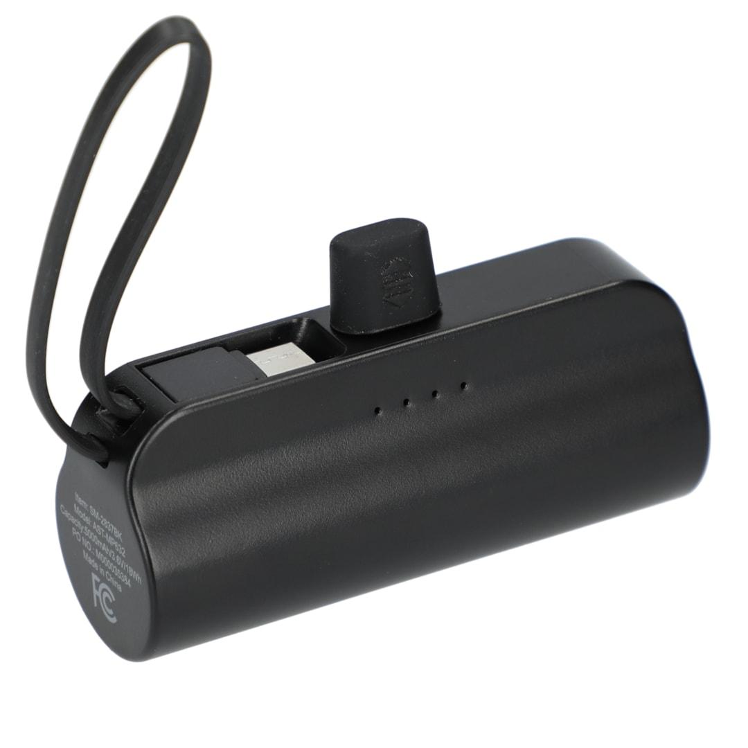 Hue 5000 mah power bank with multi tips Black miniatura 8