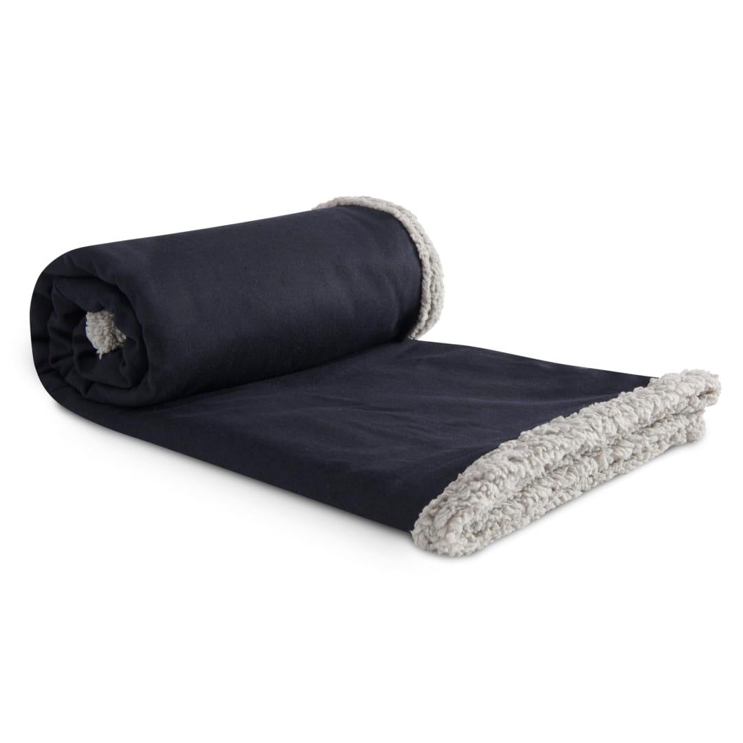 Field & co.® oversized wool sherpa blanket Dark Gray miniatura 18