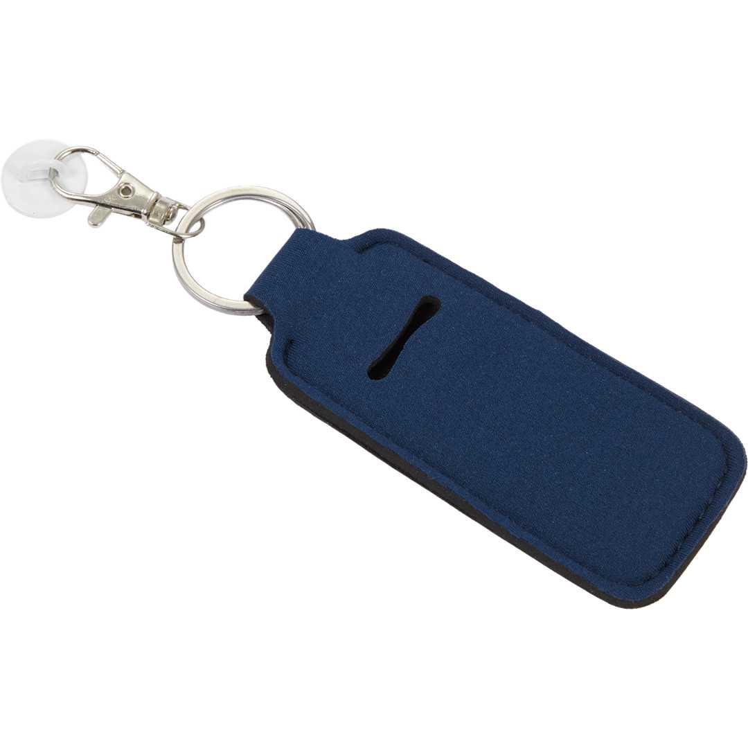 Bottle charm w/ neoprene chapstick holder Black miniatura 37