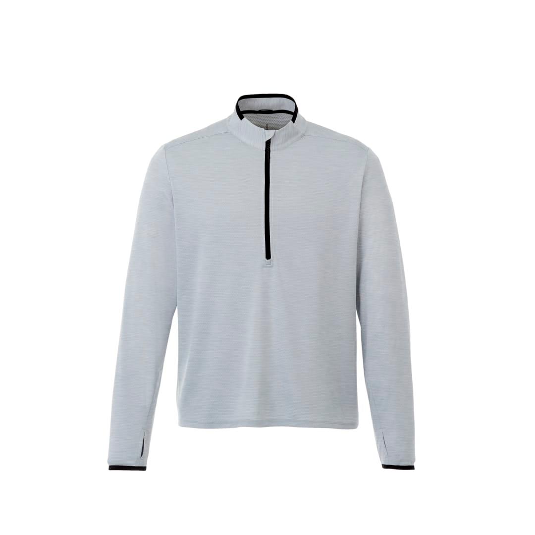 Mens mather knit half zip Dark Gray miniatura 5