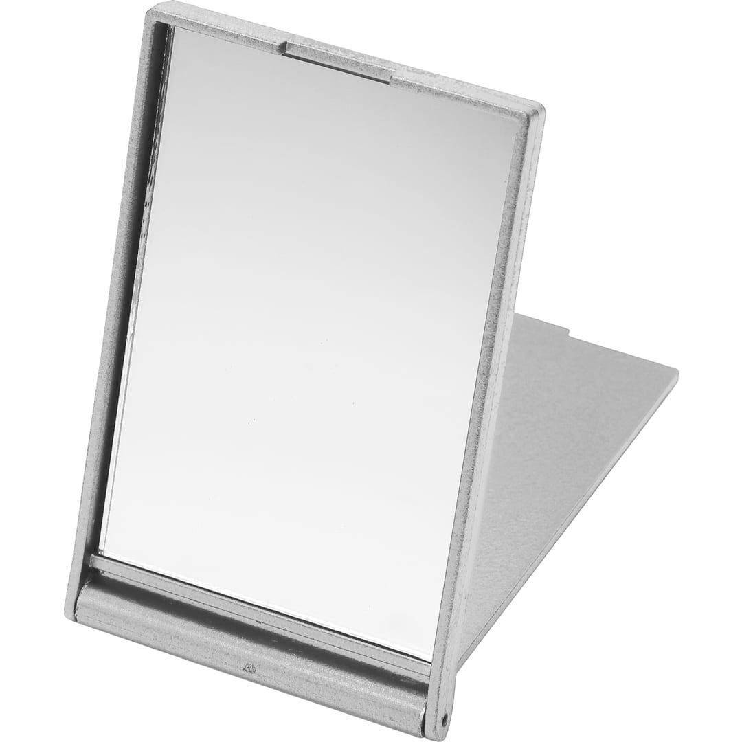 Stand-up pocket mirror Silver miniatura 3