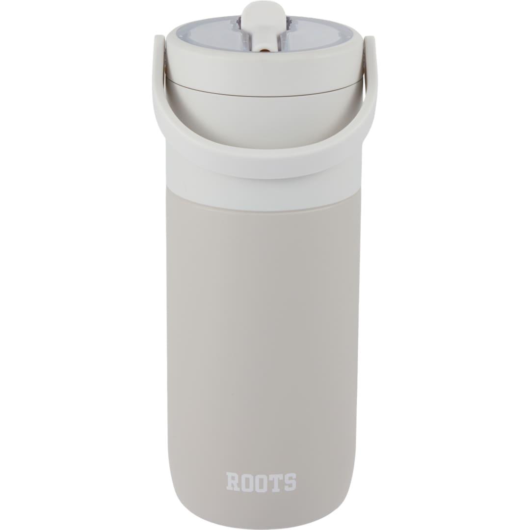 Roots ceramic lined travel tumbler w/ straw 20oz Cream miniatura 4