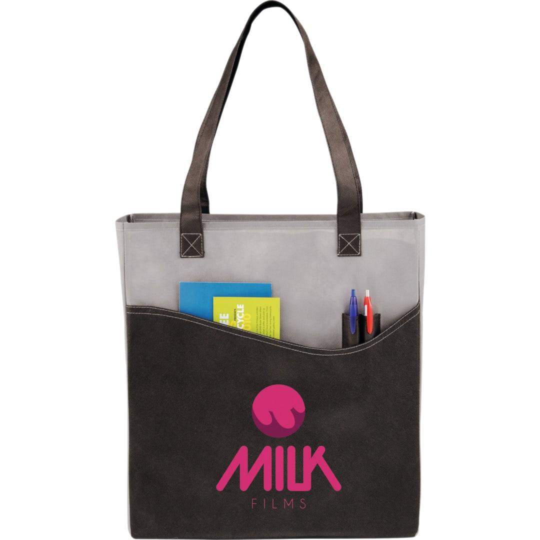 Rivers pocket non-woven convention tote Green miniatura 5