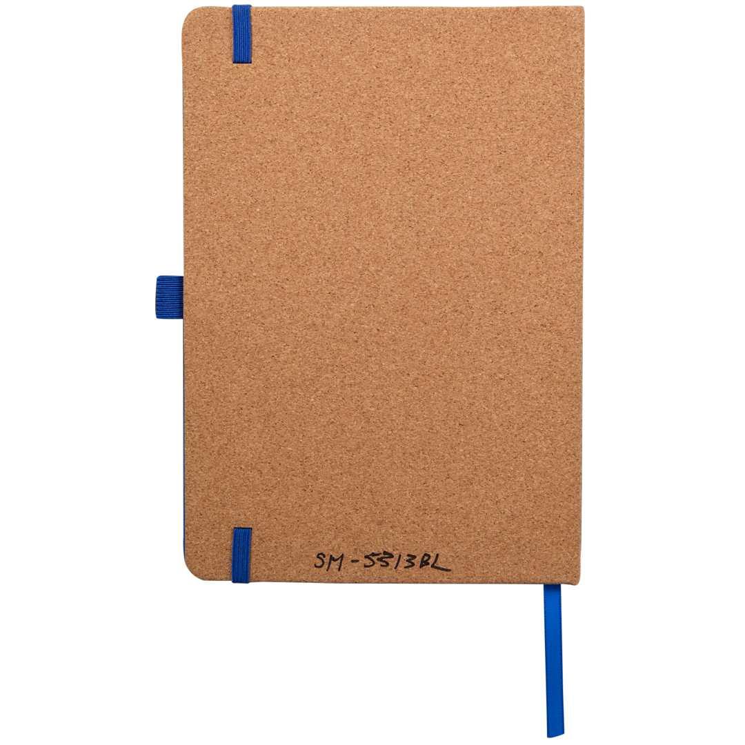 5.5 X 8.5 recycled pet and cork bound journal Black miniatura 10