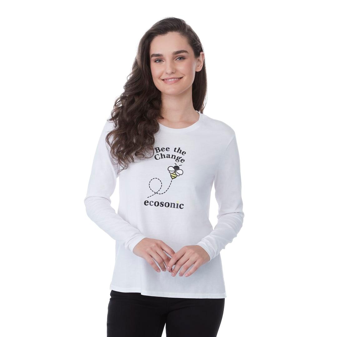 Tentree organic cotton longsleeve tee - womens White miniatura 10