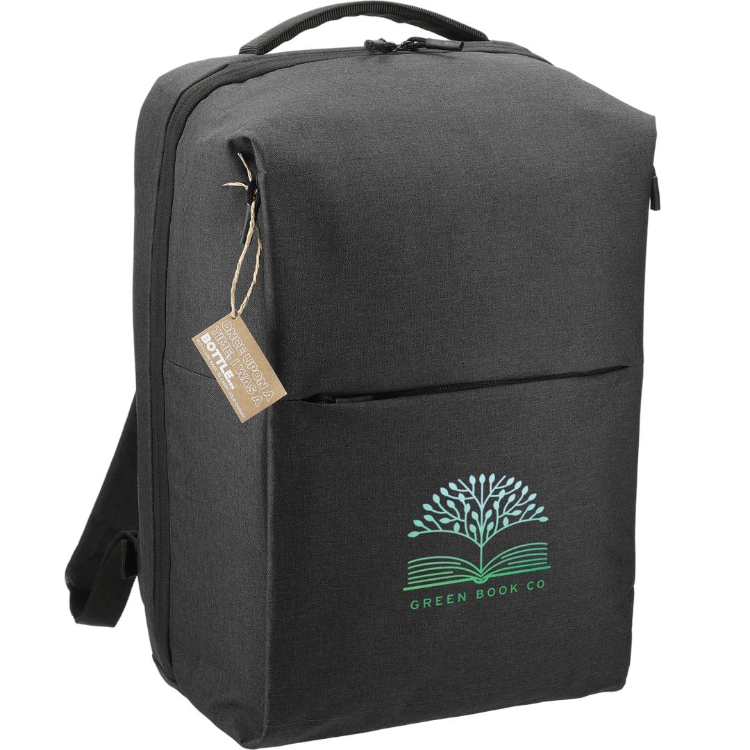 Aft recycled 15 computer backpack Navy Blue miniatura 7