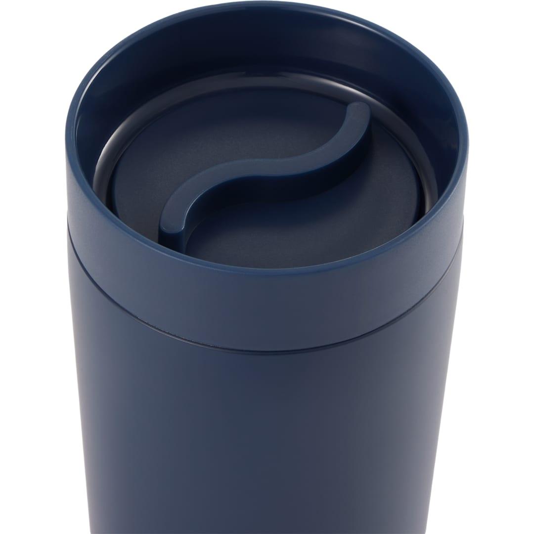 Maddie recycled ss vacuum tumbler w/ 360 lid 16oz Black miniatura 9