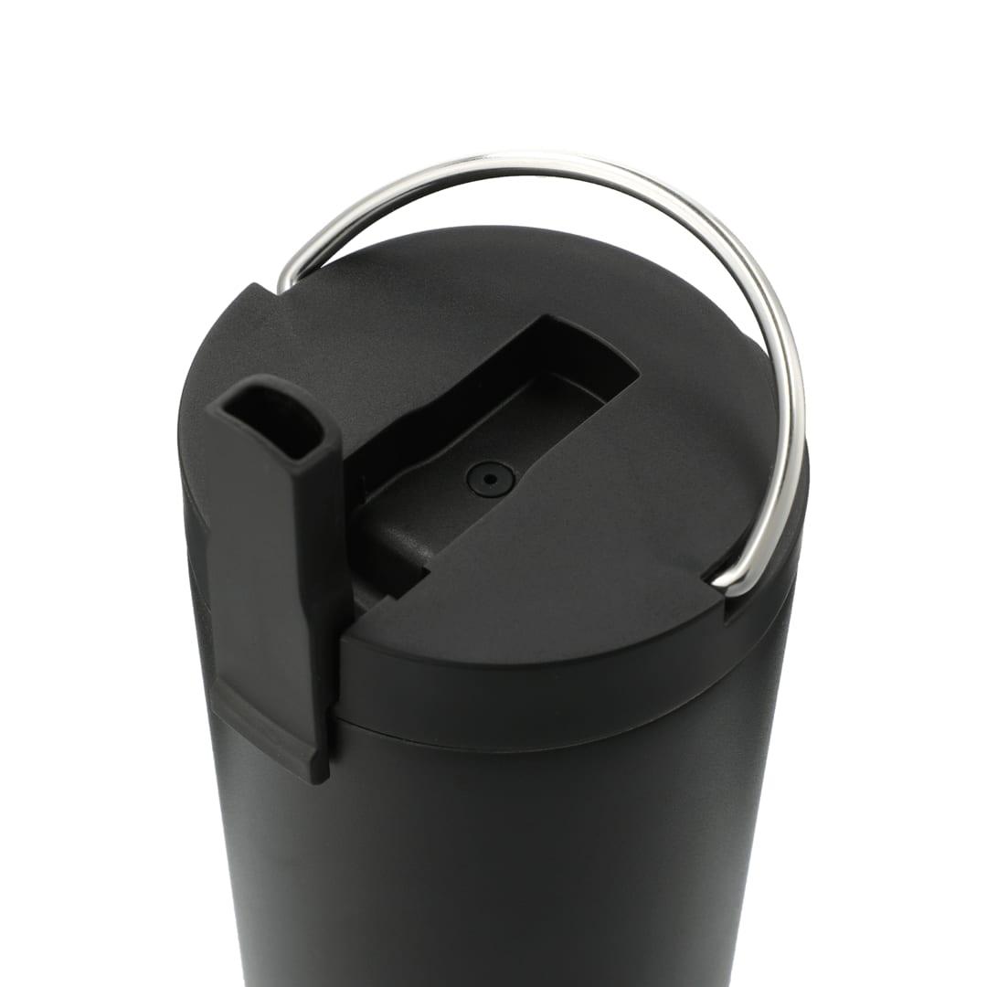 Thor copper insulated tumbler 24oz flip straw lid Black miniatura 7