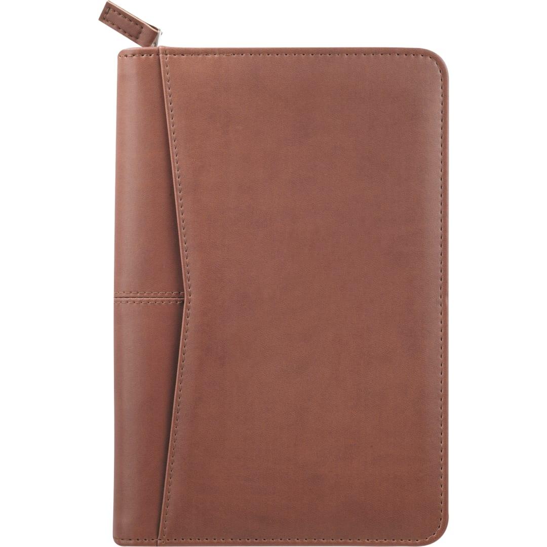 Fsc® mix pedova™ recycled jr. zippered padfolio Black miniatura 12