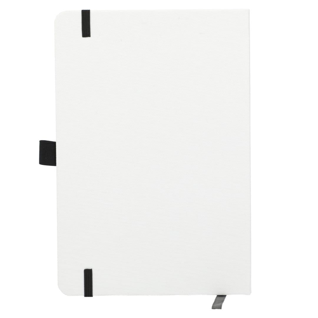 Fsc® recycled 5.5 x 8.5 bamboo fiber bound noteboo Black front