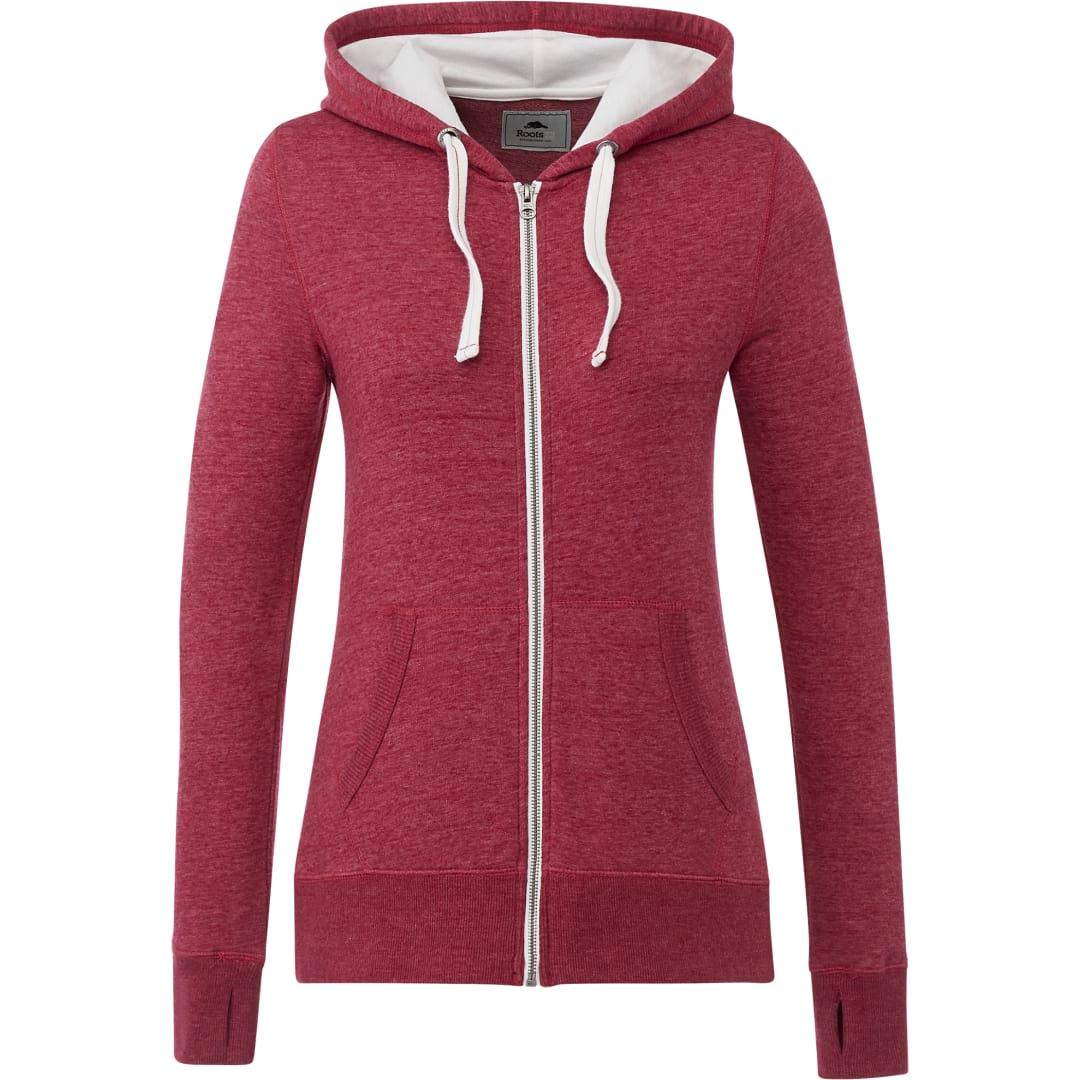 Womens sandylake roots73 f/z hoody Red front