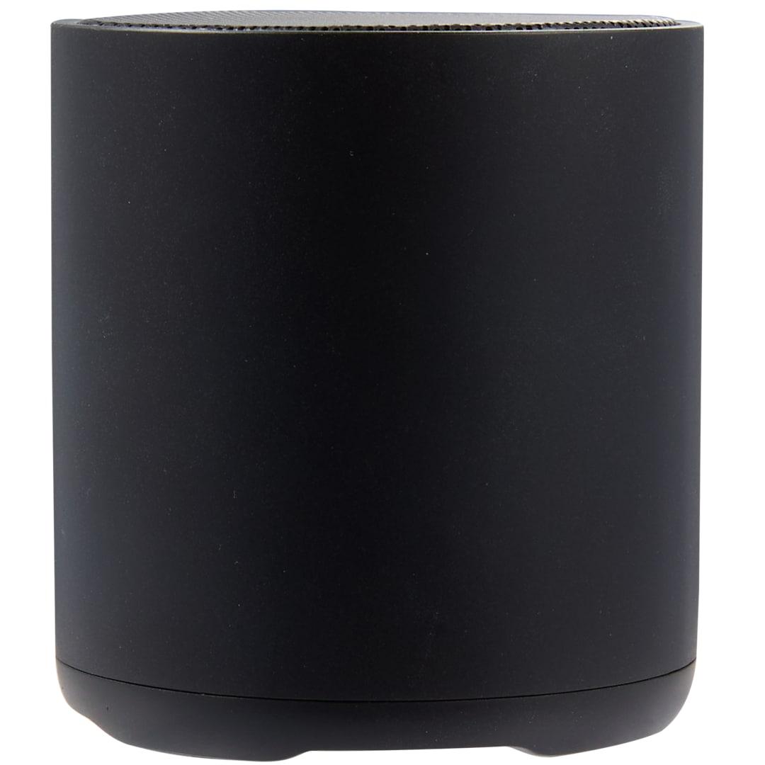 Buzzturn recycled bluetooth speaker Black front