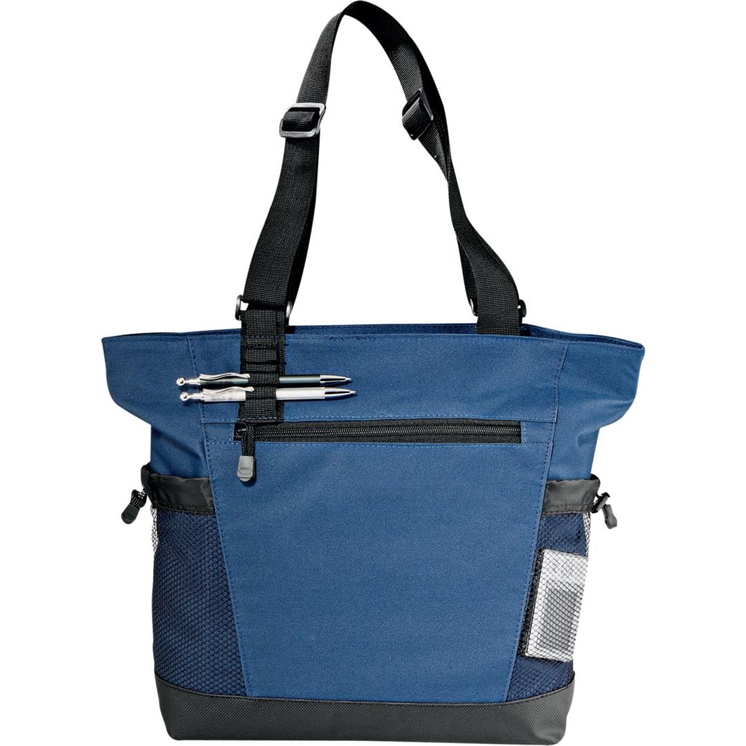 Urban passage zippered travel business tote Black miniatura 6