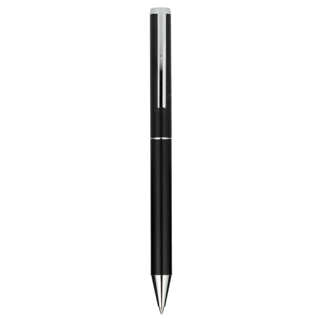 Recycled aluminum ultra gel ballpoint Black front