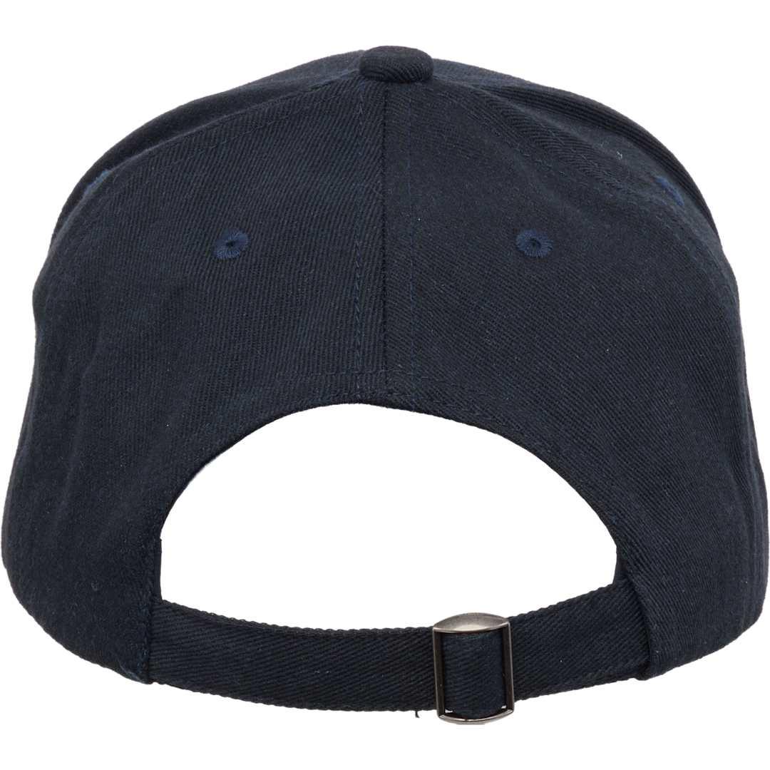Recycled cotton twill 6 panel split peak ballcap Royal miniatura 15