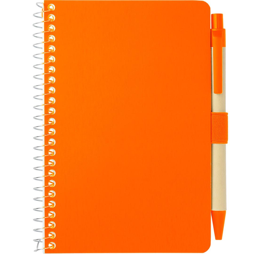 Fsc® mix 4 x 6 pocket spiral notebook with pen Black miniatura 23