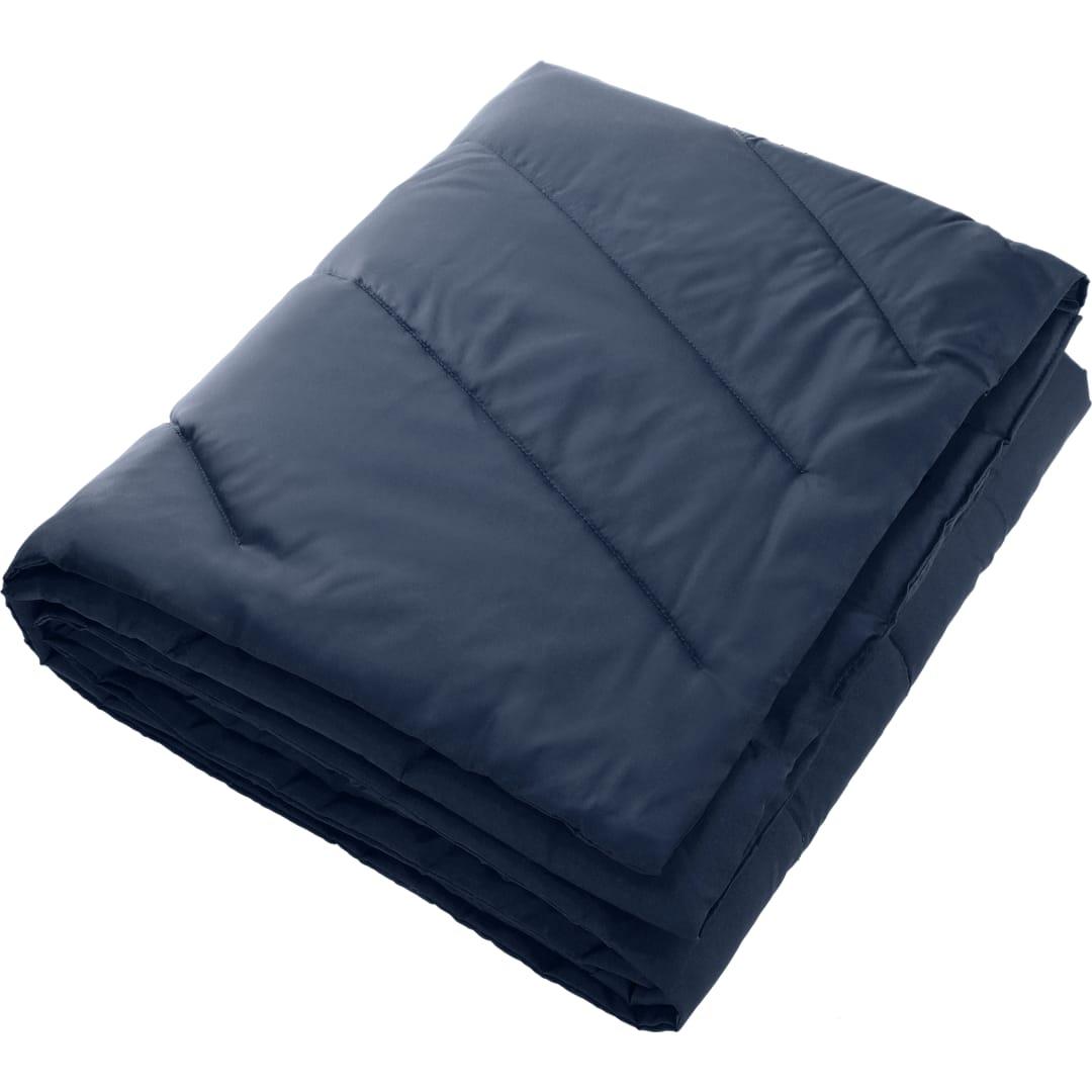 Wave recycled insulated outdoor blanket Black miniatura 9