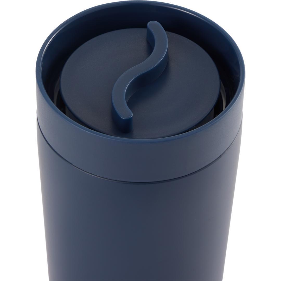 Maddie recycled ss vacuum tumbler w/ 360 lid 16oz Black miniatura 10