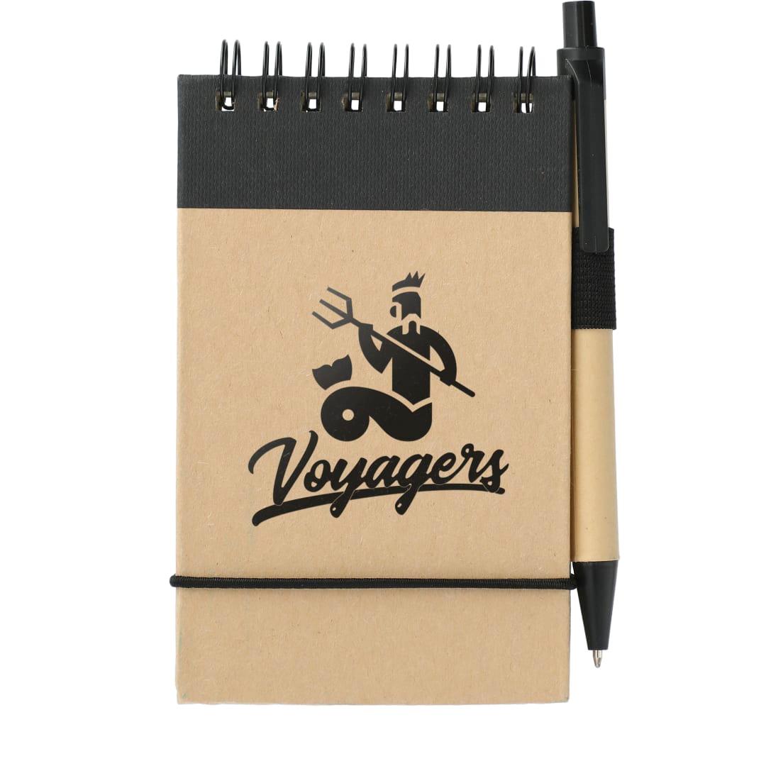 Fsc® mix 5 x 3 recycled jotter with pen Natural miniatura 7