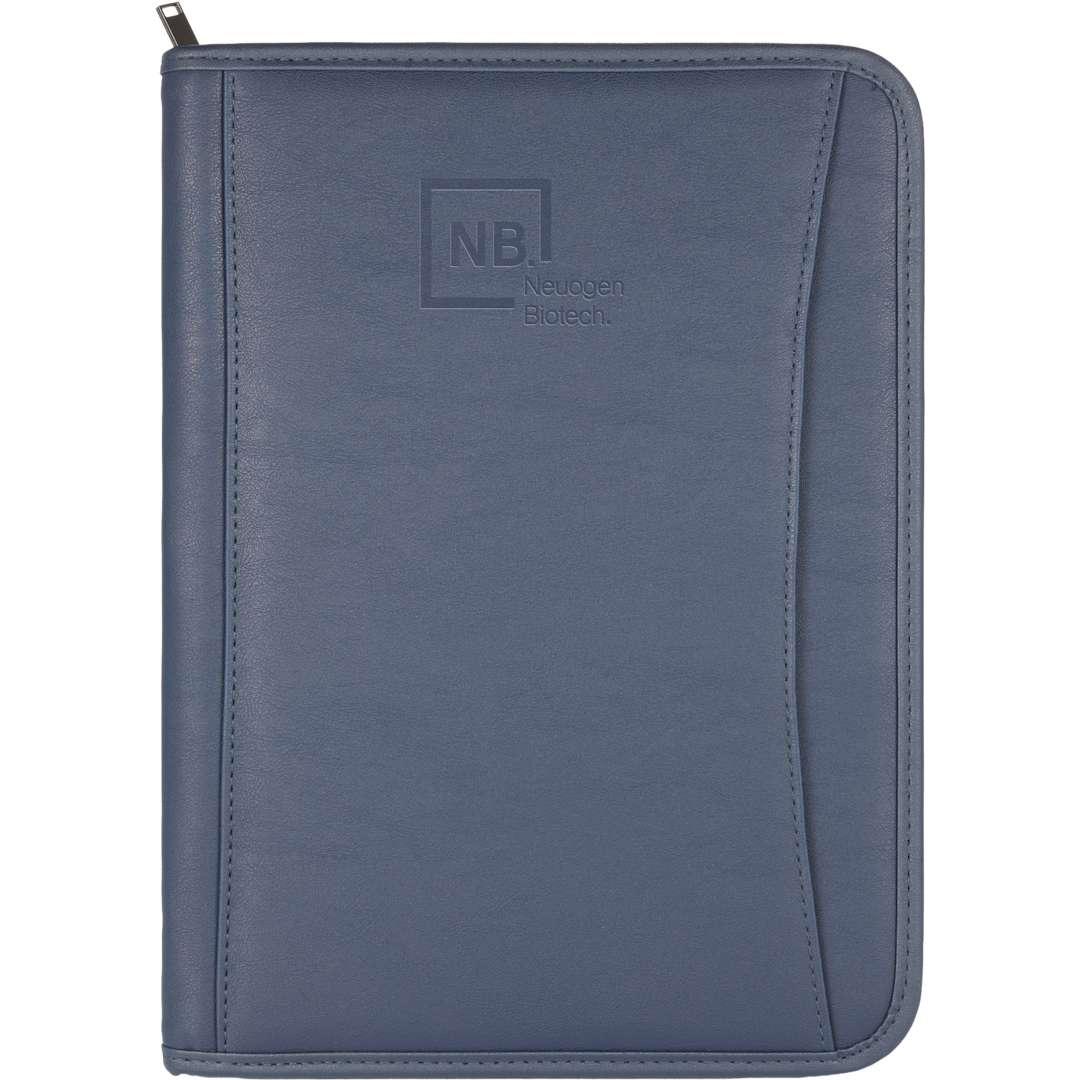 Fsc® mix durahyde recycled zippered padfolio Black miniatura 17