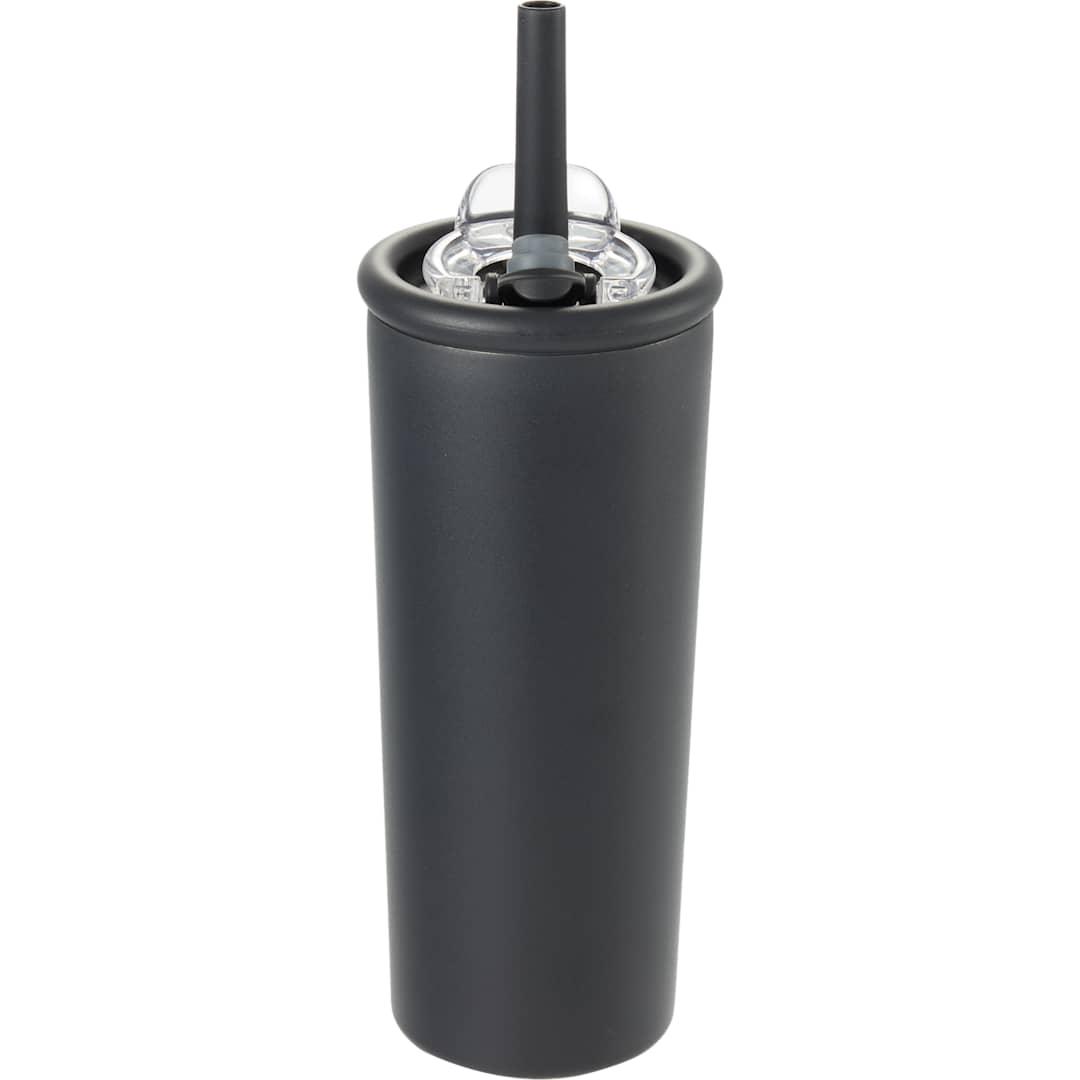 Kyser recycled vacuum tumbler w/ straw 20oz Black miniatura 9