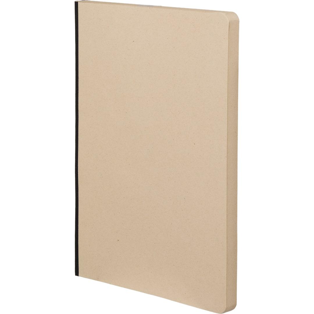 5 X 7 sugarcane paper meeting notebook Black front