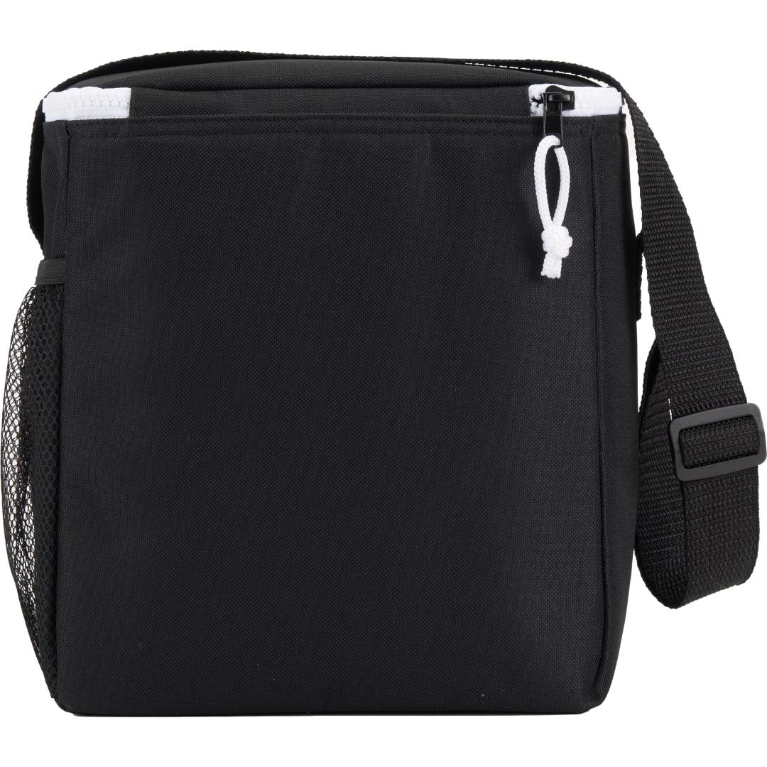 Accent recycled 12 can lunch cooler Black miniatura 5