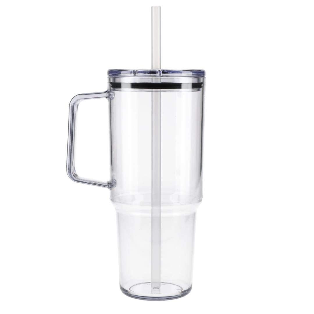 Lucien recycled acrylic travel mug 40oz Black miniatura 10