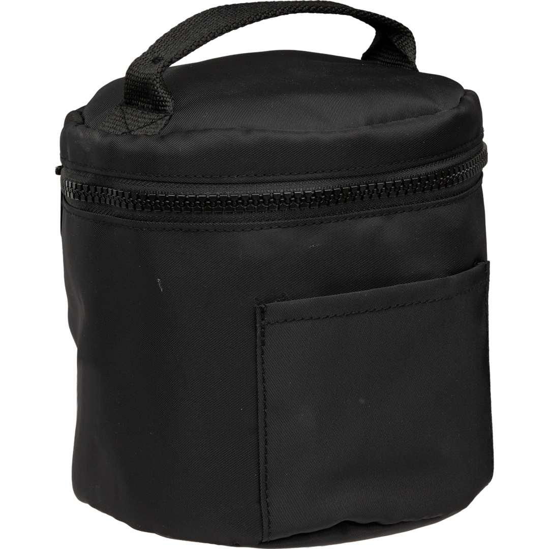 Wellable recycled round travel case Black miniatura 3