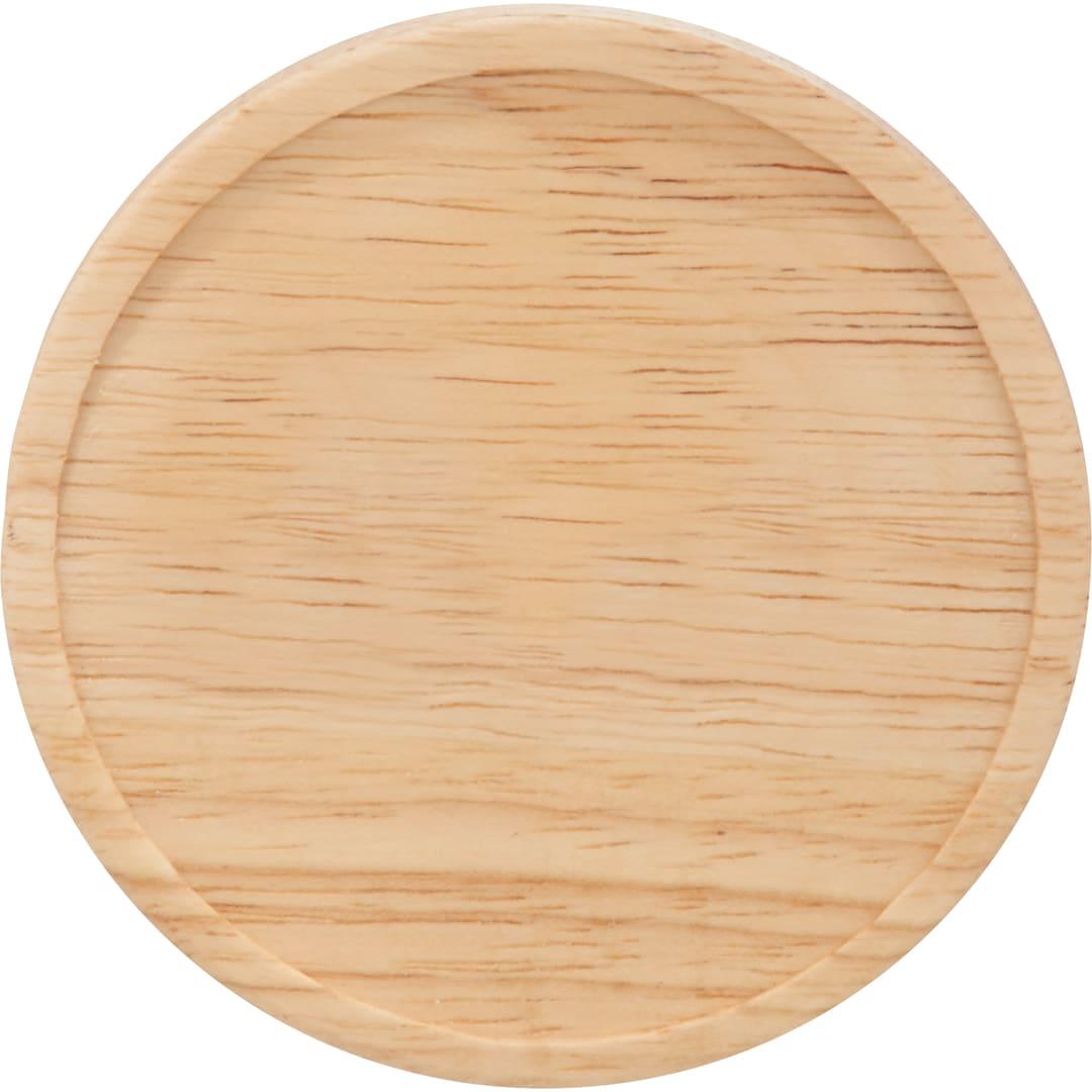 Hearth ceramic mug fsc®100% wood lid/coaster 15oz Black miniatura 6