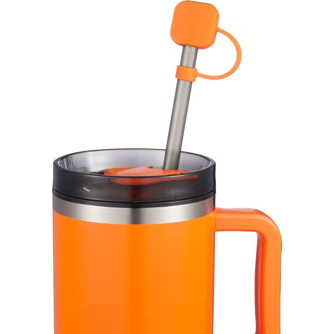 Silicone straw topper Black miniatura 14