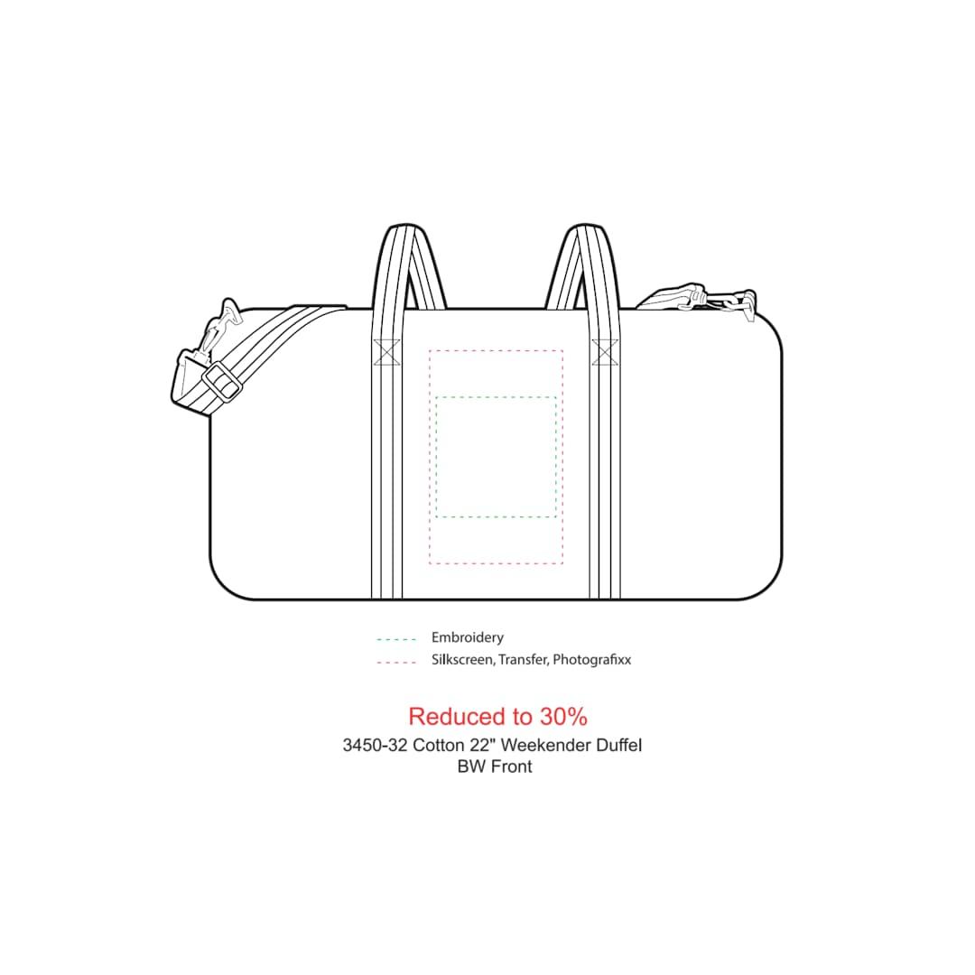 Barrel 12oz cotton canvas 22 weekender Black miniatura 5