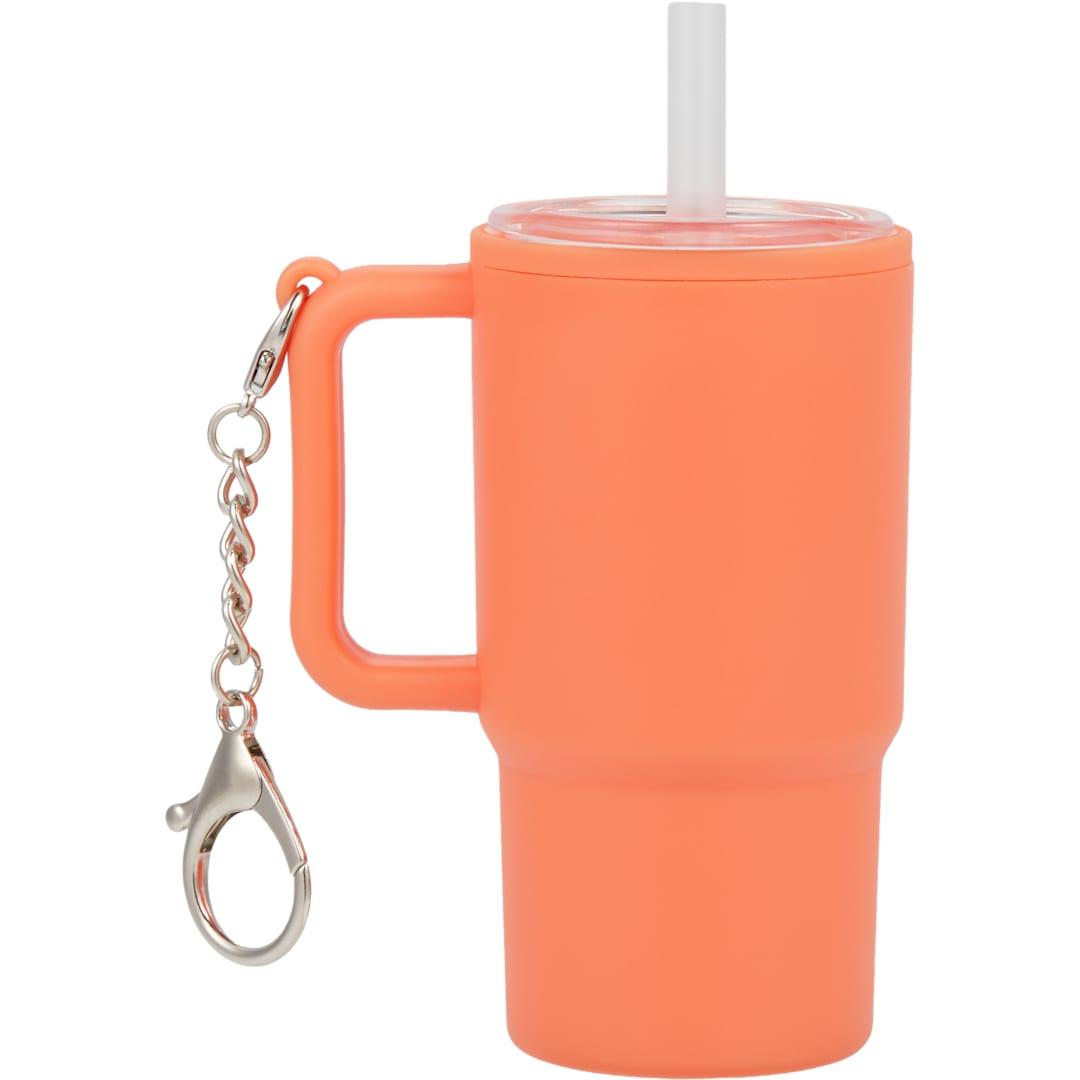 Shot glass tumbler w/ keychain 4oz Black miniatura 39