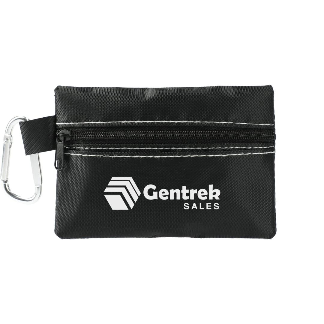 Zippered 20-piece first aid pouch Black miniatura 6