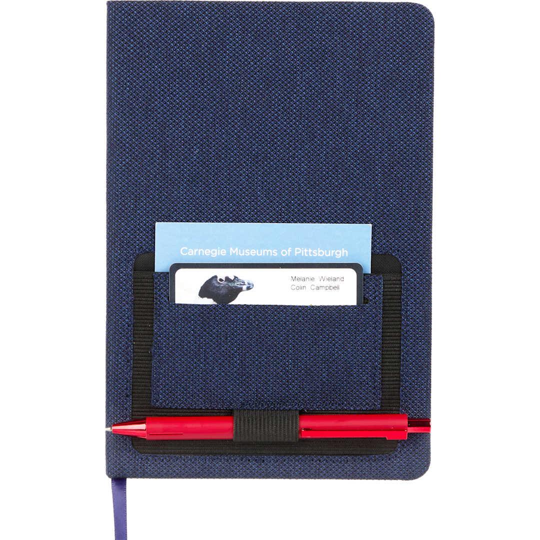 Fsc® mix 5.5 x 8.5 vila rpet bound notebook Dark Gray miniatura 12