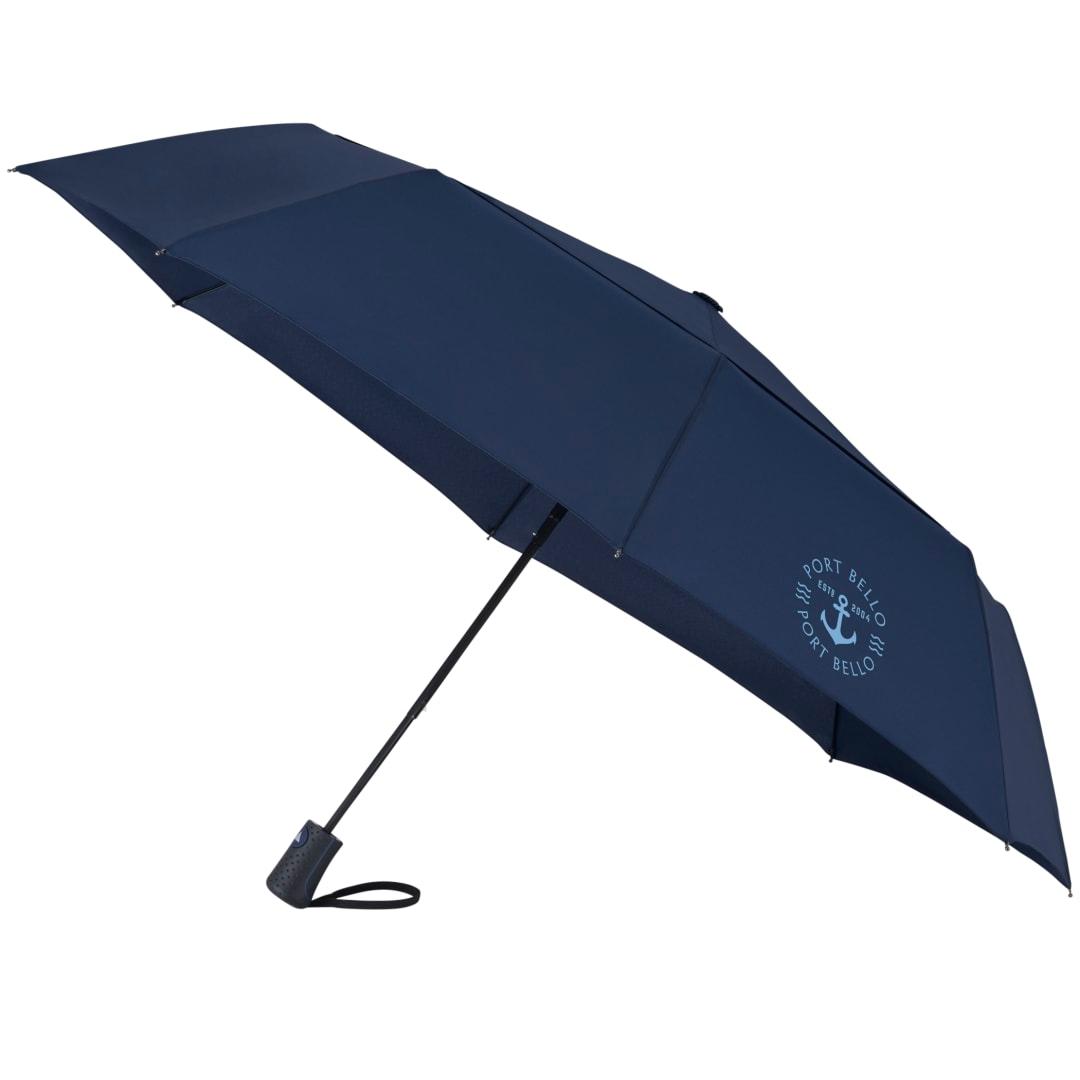 46 Recycled auto open umbrella Black miniatura 42